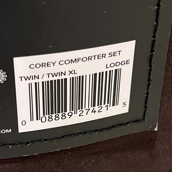 Ugg Corey Twin/Twin XL Comforter Set 68X90 1Sham 26X20 Lodge(Brown) Oeko Tex NEW - Picture 7 of 7